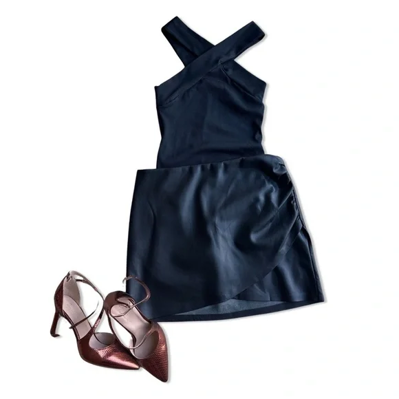 Zara Trafaluc S/S18 Black Criss Cross Bodysuit - Small - Picture 2 of 4